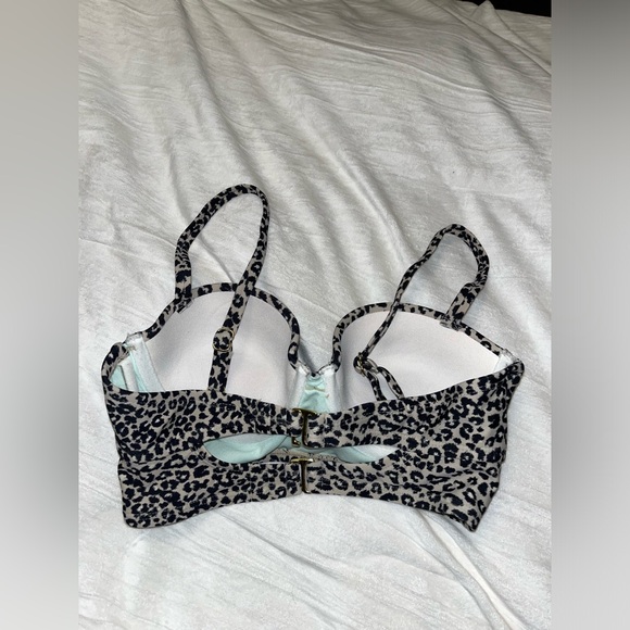 Cheetah Print Push Up Bikini Top - Picture 3 of 4